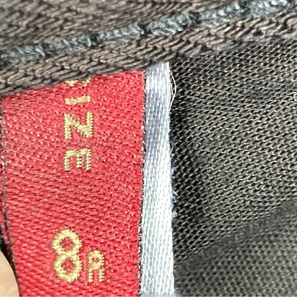 Express Jeans Womens Stella Skinny Leg Size 8R Black Dark Wash - Picture 14 of 15